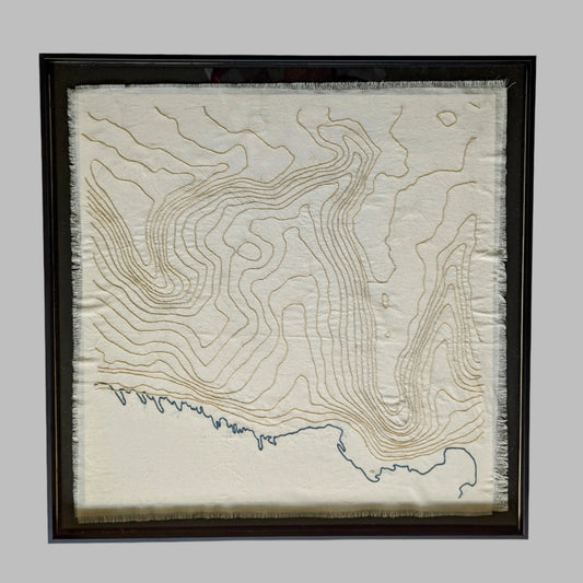 A contour map of Encombe & Swyre Head